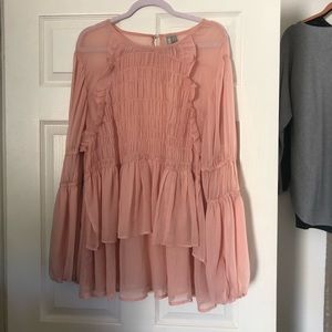 Asos peasant ruffle blouse